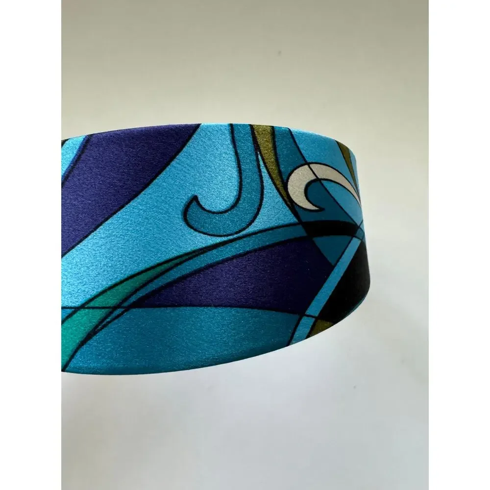 NWOT A Bundle of Five Head Bands- Retro Print and Black Rhinestone